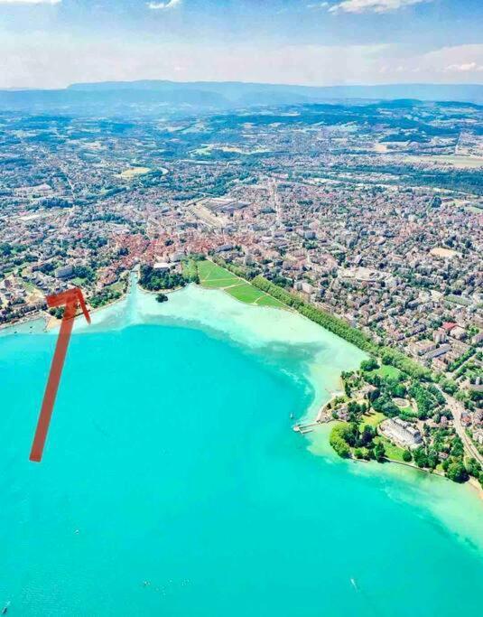 Le Panorama - Vue Lac Et Montagne Avec Parking Annecy Bagian luar foto