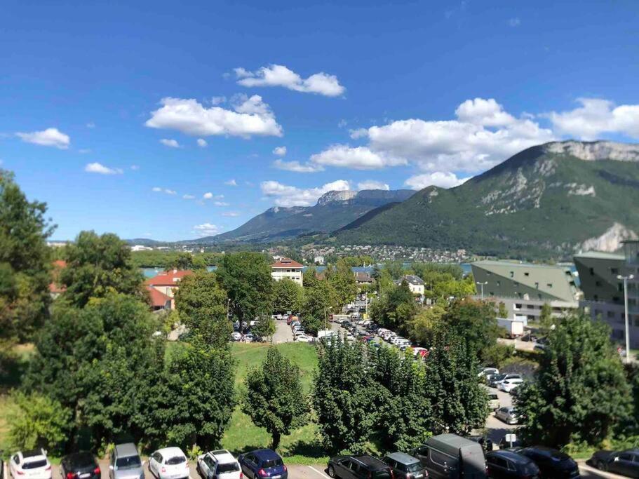 Le Panorama - Vue Lac Et Montagne Avec Parking Annecy Bagian luar foto